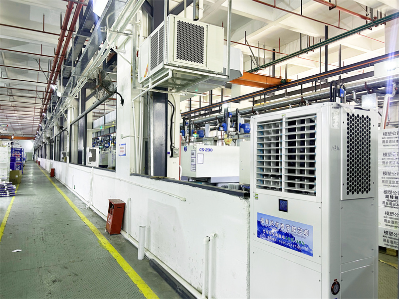 鞋廠降溫安裝福泰風蒸發冷省電空調案例